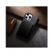 iCarer Litchi Premium Läderfodral iPhone 14 Pro Max Magnetisk Läderfodral med MagSafe Svart (WMI14220712-BK)
