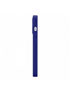 iCarer Litchi Premium läderfodral iPhone 14 Pro Max magnetiskt läderfodral med MagSafe Mörkblå (WMI14220712-DB)