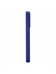 iCarer Litchi Premium läderfodral iPhone 14 Pro Max magnetiskt läderfodral med MagSafe Mörkblå (WMI14220712-DB)