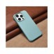iCarer Litchi Premium läderfodral iPhone 14 Pro Max magnetiskt läderfodral med MagSafe Green (WMI14220712-GN)