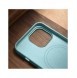iCarer Litchi Premium läderfodral iPhone 14 Pro Max magnetiskt läderfodral med MagSafe Green (WMI14220712-GN)
