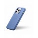 iCarer Litchi Premium läderfodral iPhone 14 Pro Max magnetiskt läderfodral med MagSafe ljusblå (WMI14220712-LB)