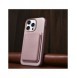 iCarer Litchi Premium Läderfodral iPhone 14 Pro Max Magnetisk Läderfodral med MagSafe Pink (WMI14220712-PK)