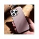 iCarer Litchi Premium Läderfodral iPhone 14 Pro Max Magnetisk Läderfodral med MagSafe Pink (WMI14220712-PK)
