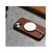 iCarer Oil Wax Premium läderfodral iPhone 14 Plus magnetiskt läderfodral med MagSafe Brown (WMI14220703-RB)