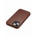 iCarer Oil Wax Premium läderfodral iPhone 14 Plus magnetiskt läderfodral med MagSafe Brown (WMI14220703-RB)