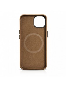 iCarer Oil Wax Premium läderfodral iPhone 14 Plus magnetiskt läderfodral med MagSafe Brown (WMI14220703-TN)