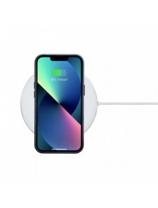 iCarer Oil Wax Premium läderfodral iPhone 14 Plus magnetiskt läderfodral med MagSafe Mörkblå (WMI14220703-BU)