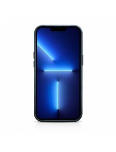 iCarer Oil Wax Premium läderfodral iPhone 14 Pro magnetiskt läderfodral med MagSafe Mörkblå (WMI14220702-BU)