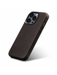 iCarer Oil Wax Premium läderfodral iPhone 14 Pro Max magnetiskt läderfodral med MagSafe Brown (WMI14220704-BN)