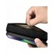 iCarer Oil Wax Wallet Case 2in1 Cover iPhone 14 Plus Anti-RFID Läder Flip Fodral Svart (WMI14220723-BK)