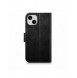 iCarer Oil Wax Wallet Case 2in1 Cover iPhone 14 Plus Anti-RFID Läder Flip Fodral Svart (WMI14220723-BK)