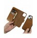 iCarer Oil Wax Wallet Case 2in1 Cover iPhone 14 Plus Anti-RFID Läder Flip Case Brun (WMI14220723-TN)