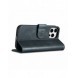 iCarer Oil Wax Wallet Case 2in1 Cover iPhone 14 Pro Anti-RFID Leather Flip Case Blå (WMI14220722-BU)