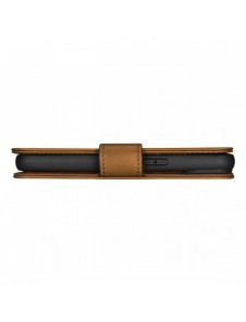iCarer Oil Wax Wallet Case 2in1 Cover iPhone 14 Pro Anti-RFID Läder Flip Case Brun (WMI14220722-TN)