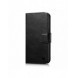 iCarer Oil Wax Wallet Case 2-in1 Cover iPhone 14 Pro Leather Flip Cover Anti-RFID svart (WMI14220722-BK)