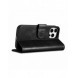 iCarer Oil Wax Plånboksfodral 2-i-1 skal iPhone 14 Pro Max Leather Flip Cover Anti-RFID svart (WMI14220724-BK)