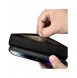 iCarer Oil Wax Plånboksfodral 2-i-1 skal iPhone 14 Pro Max Leather Flip Cover Anti-RFID svart (WMI14220724-BK)