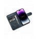 iCarer Oil Wax Wallet Case 2-in1 Cover iPhone 14 Pro Max Leather Flip Cover Anti-RFID blå (WMI14220724-BU)
