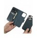 iCarer Oil Wax Wallet Case 2-in1 Cover iPhone 14 Pro Max Leather Flip Cover Anti-RFID blå (WMI14220724-BU)