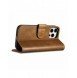 iCarer Oil Wax Wallet Case 2-in1 Cover iPhone 14 Pro Max Leather Flip Cover Anti-RFID brun (WMI14220724-TN)