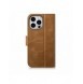 iCarer Oil Wax Wallet Case 2-in1 Cover iPhone 14 Pro Max Leather Flip Cover Anti-RFID brun (WMI14220724-TN)