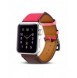 iCarer rembandsarmband för Apple Watch 49 mm / 45 mm / 44 mm / 42 mm brun-rosa (RIW120-PC)