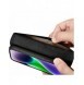 iCarer Plånboksfodral 2-i-1-fodral iPhone 14 Plus Anti-RFID-läder Flip-fodral Svart (WMI14220727-BK)