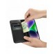 iCarer Plånboksfodral 2-i-1-fodral iPhone 14 Plus Anti-RFID-läder Flip-fodral Svart (WMI14220727-BK)