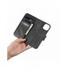 iCarer Plånboksfodral 2-i-1-fodral iPhone 14 Plus Anti-RFID-läder Flip-fodral Svart (WMI14220727-BK)