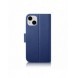 iCarer Plånboksfodral 2-i-1-fodral iPhone 14 Plus Anti-RFID-läder Flip-fodral Blå (WMI14220727-BU)