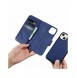 iCarer Plånboksfodral 2-i-1-fodral iPhone 14 Plus Anti-RFID-läder Flip-fodral Blå (WMI14220727-BU)