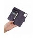 iCarer Plånboksfodral 2-i-1-fodral iPhone 14 Plus Anti-RFID Flip-fodral i läder mörklila (WMI14220727-DP)