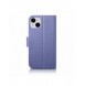iCarer Plånboksfodral 2-i-1-fodral iPhone 14 Plus Anti-RFID-läder Flipfodral Ljuslila (WMI14220727-LP)