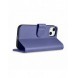 iCarer Plånboksfodral 2-i-1-fodral iPhone 14 Plus Anti-RFID-läder Flipfodral Ljuslila (WMI14220727-LP)
