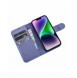 iCarer Plånboksfodral 2-i-1-fodral iPhone 14 Plus Anti-RFID-läder Flipfodral Ljuslila (WMI14220727-LP)