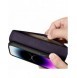 iCarer Plånboksfodral 2-i-1-fodral iPhone 14 Pro Anti-RFID-läder Flipfodral Mörklila (WMI14220726-DP)
