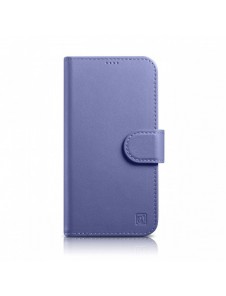 iCarer Plånboksfodral 2-i-1-fodral iPhone 14 Pro Anti-RFID Flip-fodral i läder Ljuslila (WMI14220726-LP)