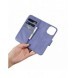 iCarer Plånboksfodral 2-i-1-fodral iPhone 14 Pro Anti-RFID Flip-fodral i läder Ljuslila (WMI14220726-LP)