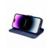 iCarer Wallet Case 2-in1 Cover iPhone 14 Pro Leather Flip Case Anti-RFID blå (WMI14220726-BU)