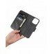 iCarer Plånboksfodral 2-i-1 skal iPhone 14 Pro Leather Flip Cover Anti-RFID svart (WMI14220726-BK)