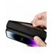 iCarer Plånboksfodral 2-i-1 skal iPhone 14 Pro Max Läder Flip Cover Anti-RFID svart (WMI14220728-BK)