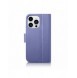 iCarer Plånboksfodral 2-i-1 skal iPhone 14 Pro Max Läder Flip Cover Anti-RFID Ljuslila (WMI14220728-LP)