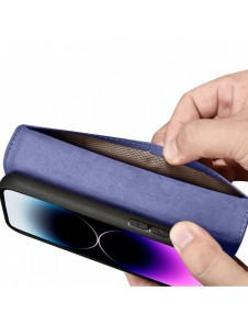 iCarer Plånboksfodral 2-i-1 skal iPhone 14 Pro Max Läder Flip Cover Anti-RFID Ljuslila (WMI14220728-LP)