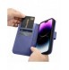 iCarer Plånboksfodral 2-i-1 skal iPhone 14 Pro Max Läder Flip Cover Anti-RFID Ljuslila (WMI14220728-LP)