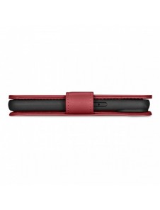 iCarer Plånboksfodral 2-i-1 skal iPhone 14 Pro Max Läder Flip Cover Anti-RFID Röd (WMI14220728-RD)