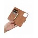 iCarer Wallet Case 2in1 iPhone 14 Pro Leather Flip Case Anti-RFID brun (WMI14220726-BN)