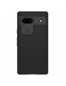 Google Pixel 7a pansarfodral med Nillkin CamShield Pro-fodral - svart