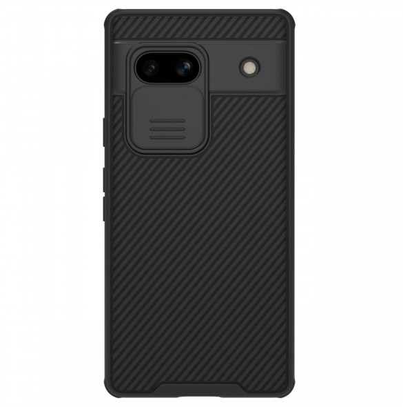 Google Pixel 7a pansarfodral med Nillkin CamShield Pro-fodral - svart