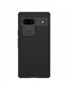 Google Pixel 7a pansarfodral med Nillkin CamShield Pro-fodral - svart